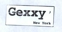 Trademark Gexxy New York