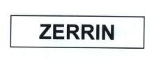 Trademark ZERRIN