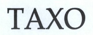 Trademark TAXO