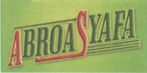 Trademark ABROA SYAFA