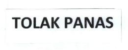 Trademark TOLAK PANAS