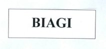 Trademark BIAGI