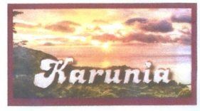 Trademark KARUNIA