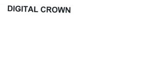 Trademark DIGITAL CROWN