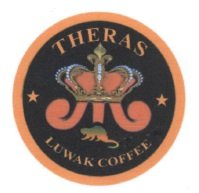 Trademark THERAS LUWAK COFFEE + Lukisan Mahkota dan Luwak