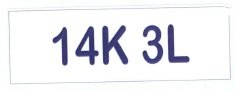 Trademark 14K 3L