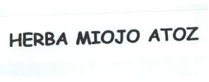 Trademark HERBA MIOJO ATOZ