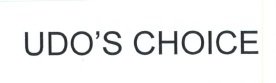 Trademark UDO'S CHOICE