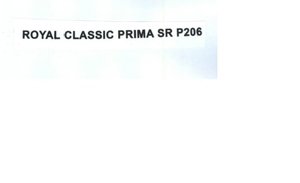 Trademark ROYAL CLASSIC PRIMA SR P206