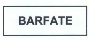 Trademark BARFATE