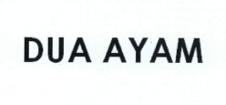 Trademark DUA AYAM