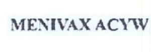 Trademark MENIVAX ACYW