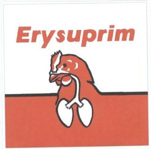 Trademark ERYSUPRIM + LUKISAN KEPALA AYAM