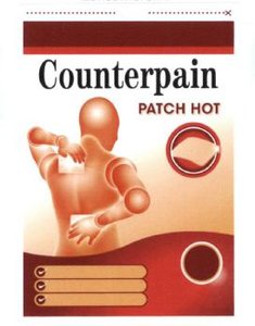 Trademark Counterpain PATCH HOT