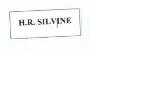 Trademark H.R.SILVINE