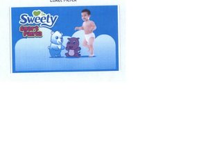 Trademark Sweety Smart Pantz + lukisan bayi, beruang, kuda nil + logo