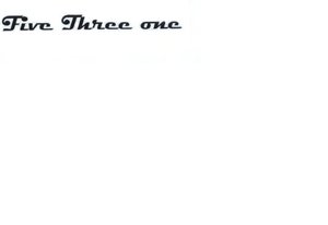 Trademark FIVE THREE ONE & Luklsan