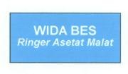 Trademark WIDA BES Ringer Asetat Malat