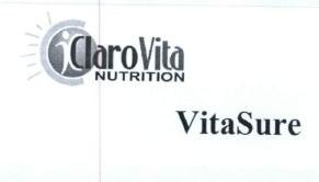 Trademark CLAROVITA NUTRITION - VITASURE + LOGO