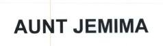 Trademark AUNT JEMIMA