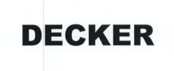 Trademark DECKER