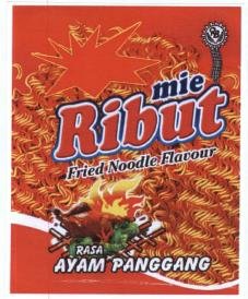 Trademark MIE RIBUT FRIED NOODLE FLAVOUR RASA AYAM PANGGANG