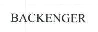Trademark BACKENGER
