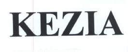 Trademark KEZIA