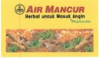 Trademark AIR MANCUR Herbal Untuk Masuk Angin Phyllanthi & Gambar