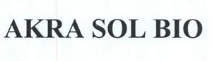 Trademark AKRA SOL BIO