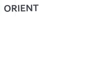 Trademark ORIENT