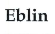 Trademark EBLIN