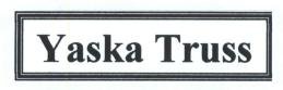 Trademark Yaska Truss