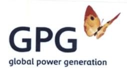 Trademark GPG GLOBAL POWER GENERATION + LOGO