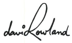 Trademark DAVID ROWLAND