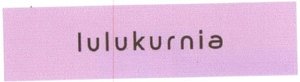 Trademark LULU KURNIA