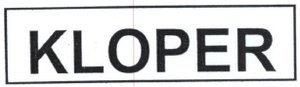 Trademark KLOPER