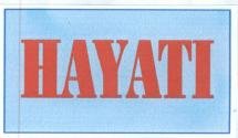 Trademark HAYATI