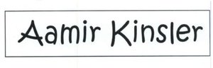 Trademark AAMIR KINSLER