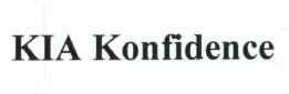 Trademark KIA KONFIDENCE