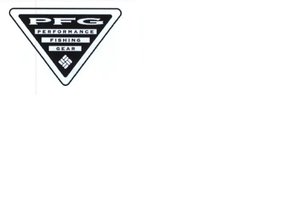 Trademark PFG PERFORMANCE FISHING GEAR & Design logo