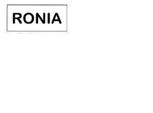 Trademark RONIA