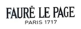 Trademark FAURE LE PAGE PARIS 1717