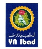 Trademark YA IBAD - Huruf Arab: ALMUKHLASIN IBADURROHMAN + LOGO