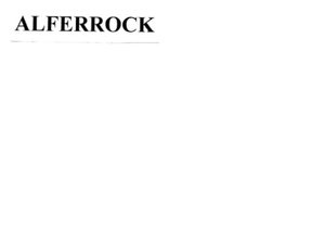 Trademark ALFERROCK