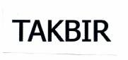 Trademark TAKBIR