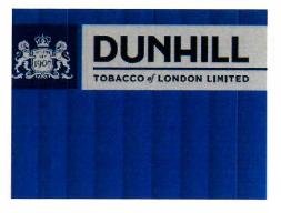 Trademark DUNHILL TOBACCO OF LONDON LIMITED