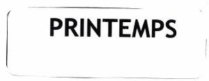 Trademark PRINTEMPS