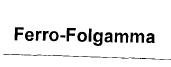 Trademark Ferro-Folgamma