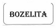 Trademark BOZELITA